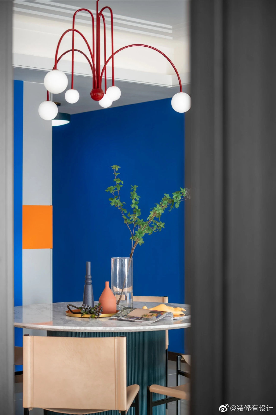 150㎡现代前卫设计,这样的色彩搭配,高级又有范儿!