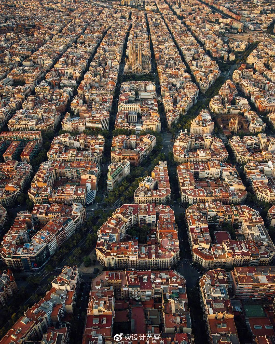 空中观城,理性的巴塞罗那城市规划. ……_高清图集_新浪网