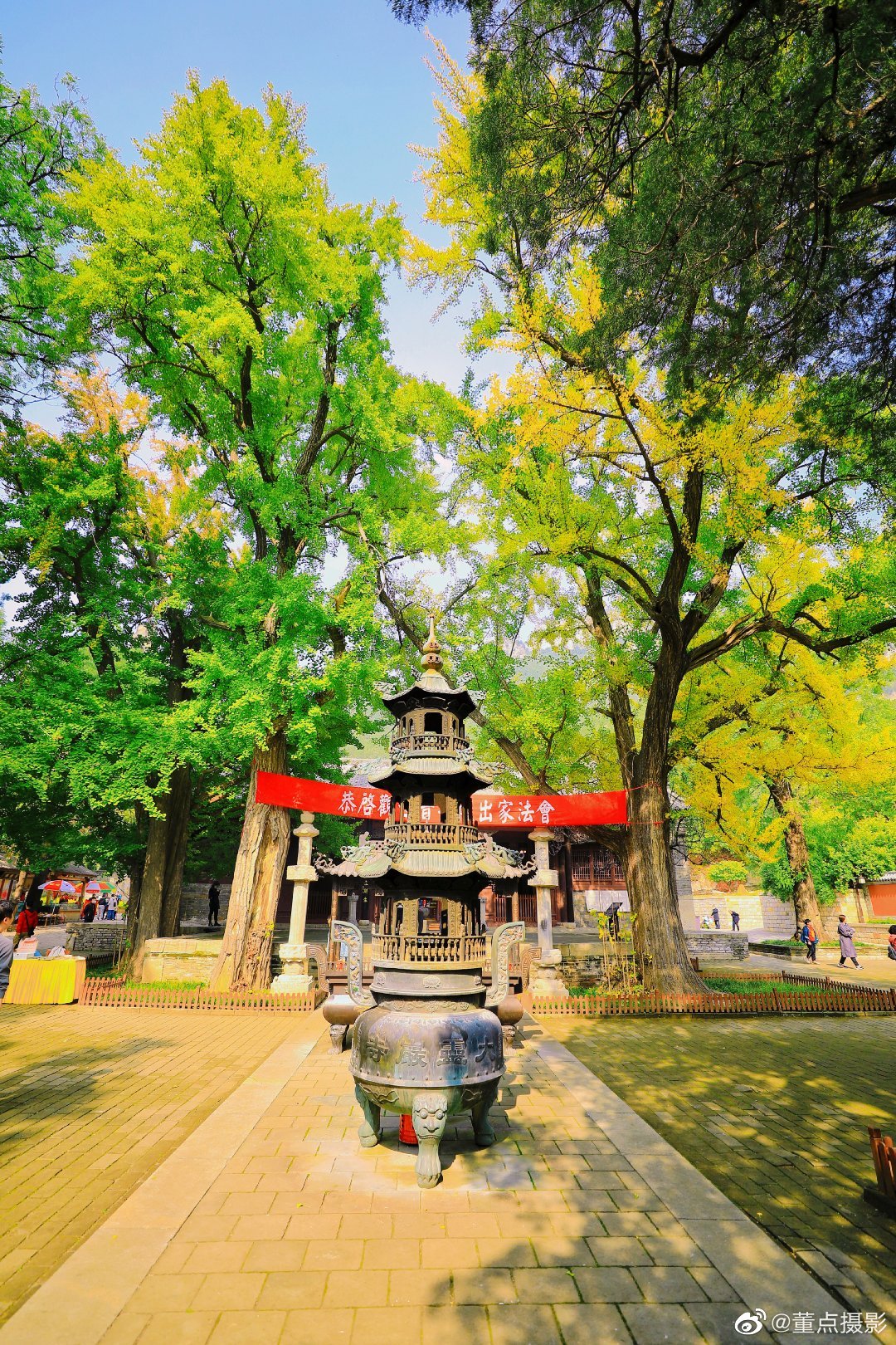 济南长清大灵岩寺最美的绚丽秋光