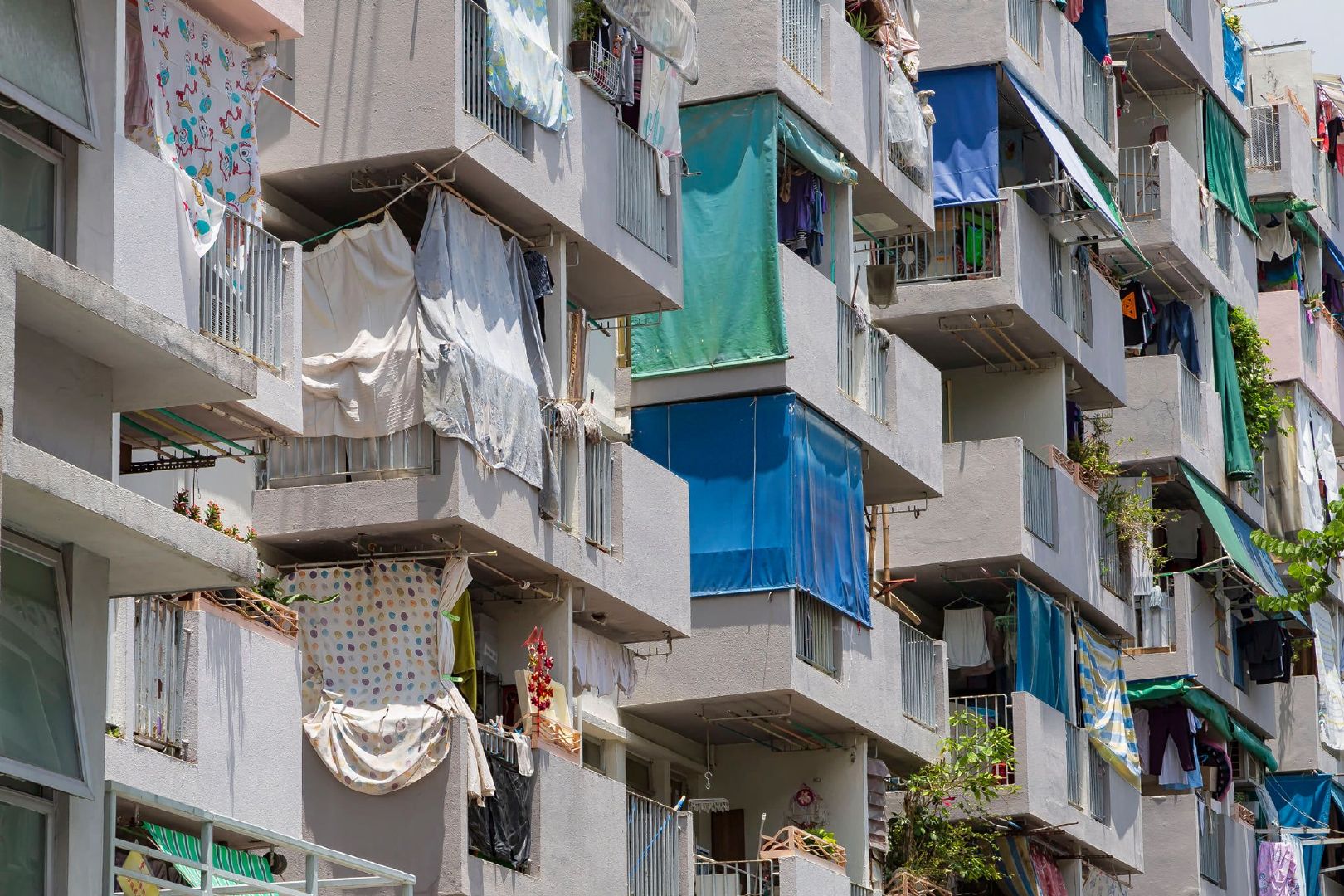 建于1962年香港公共屋邨 拍摄:siu emily