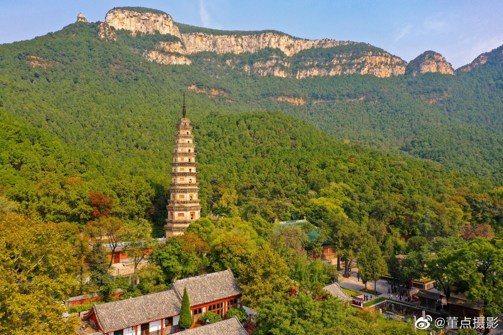 济南长清大灵岩寺最美的绚丽秋光