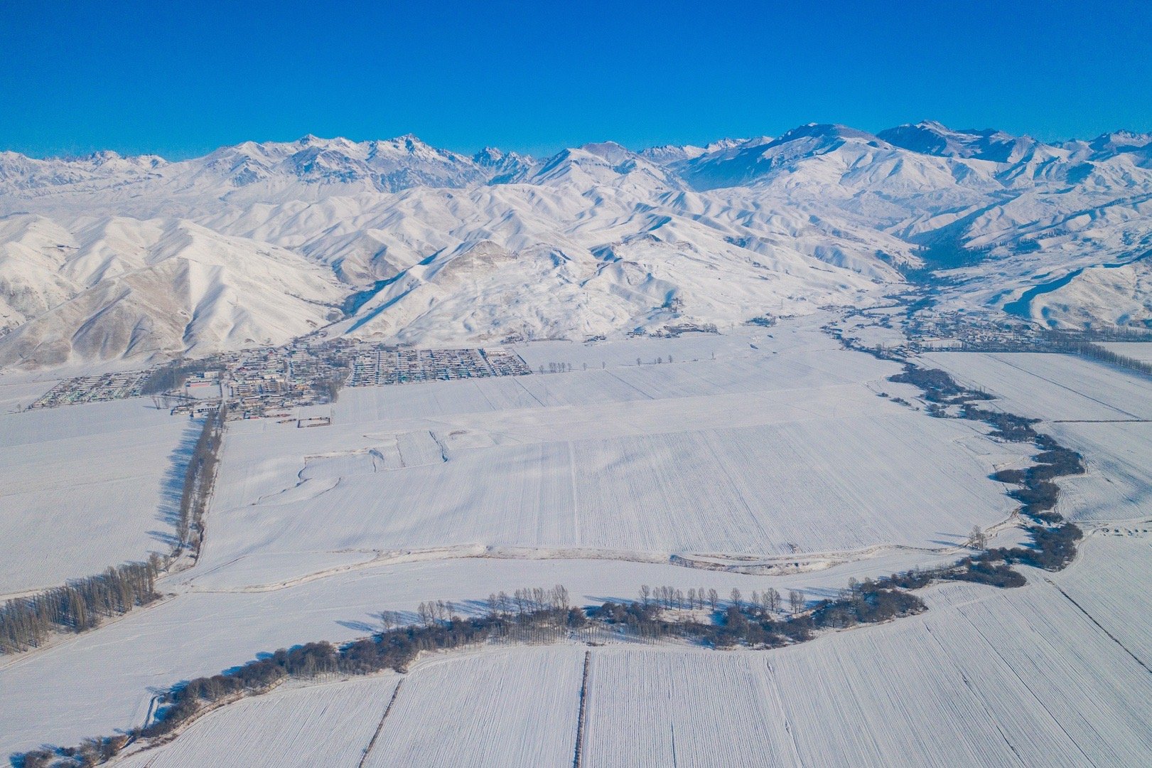 你那里下雪了没?雪后初晴.美丽的唐布拉,不一样的新疆,伊犁