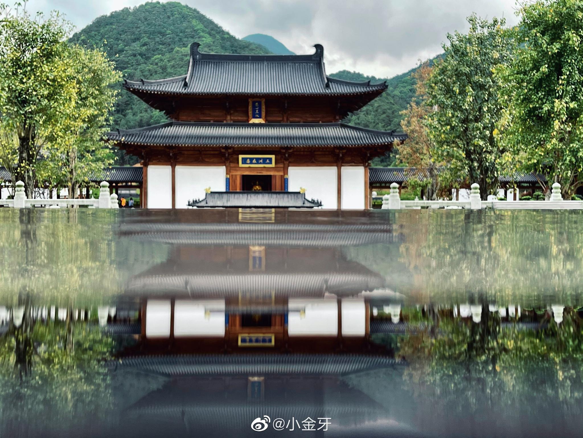 前几天在福建旅游时,意外的收获了这座万福寺……_高清图集_新浪网