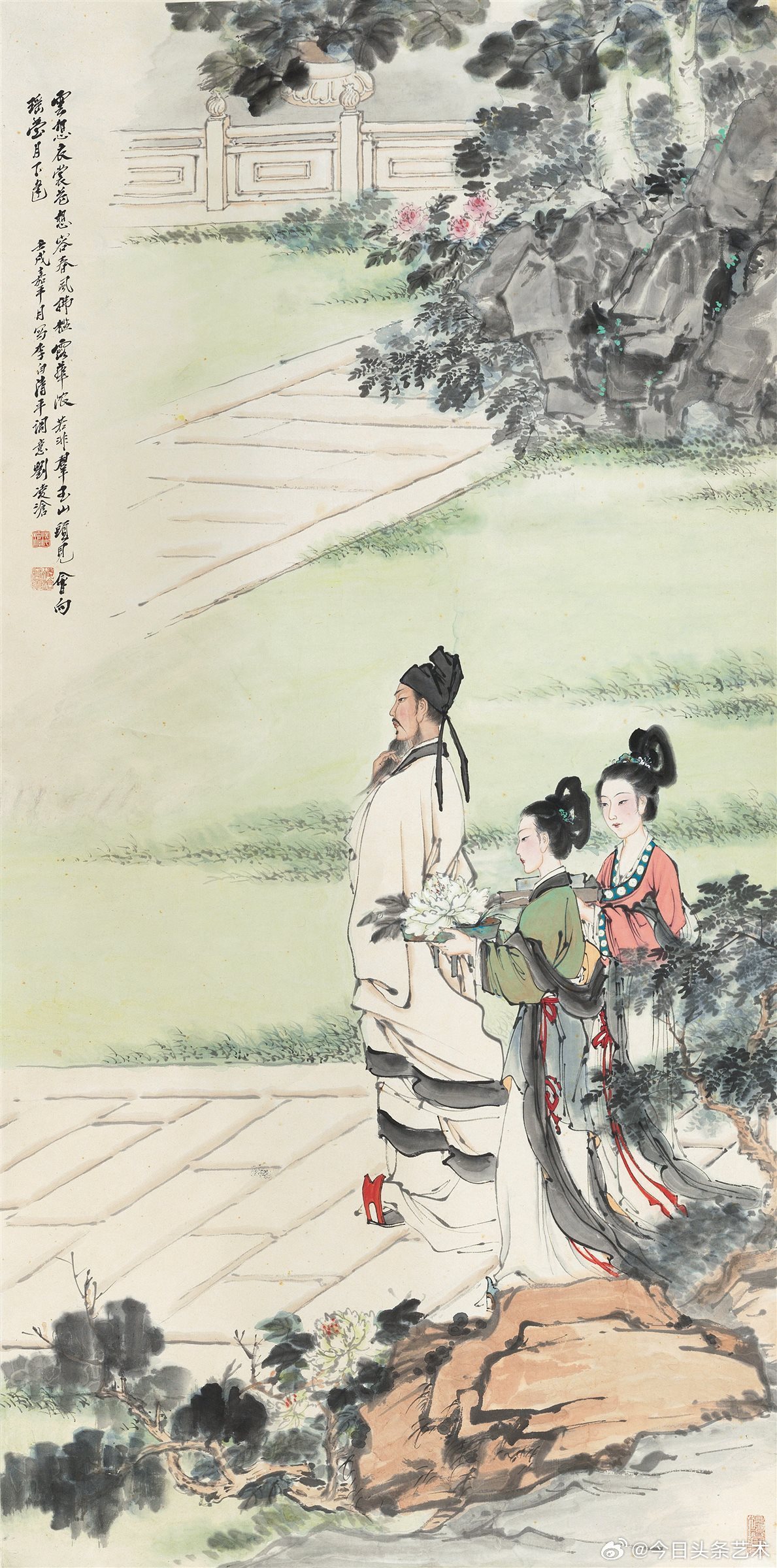 画家刘凌沧人物画_新浪新闻