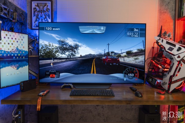 65寸大屏打造专属游戏影音室lgb165寸oled