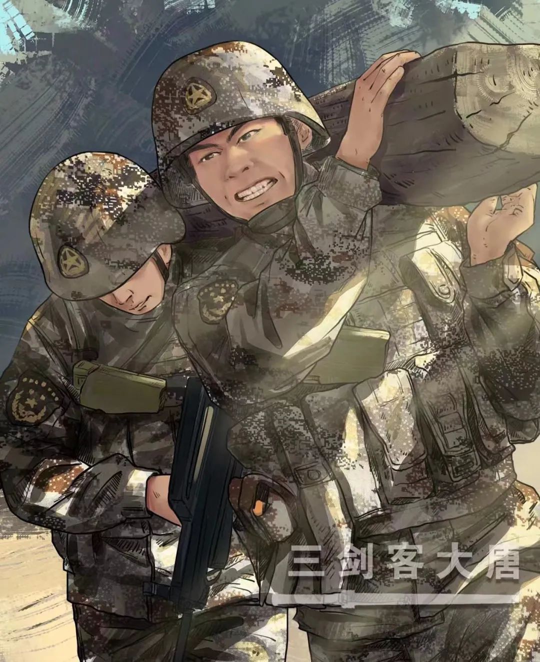 copyright08三剑客 题图/大唐近期,一位剑迷也是一个逐月的退役军人