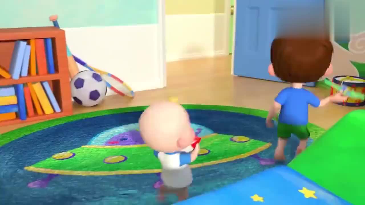 启蒙教育小男孩训练自己上厕所 真棒 英文儿歌