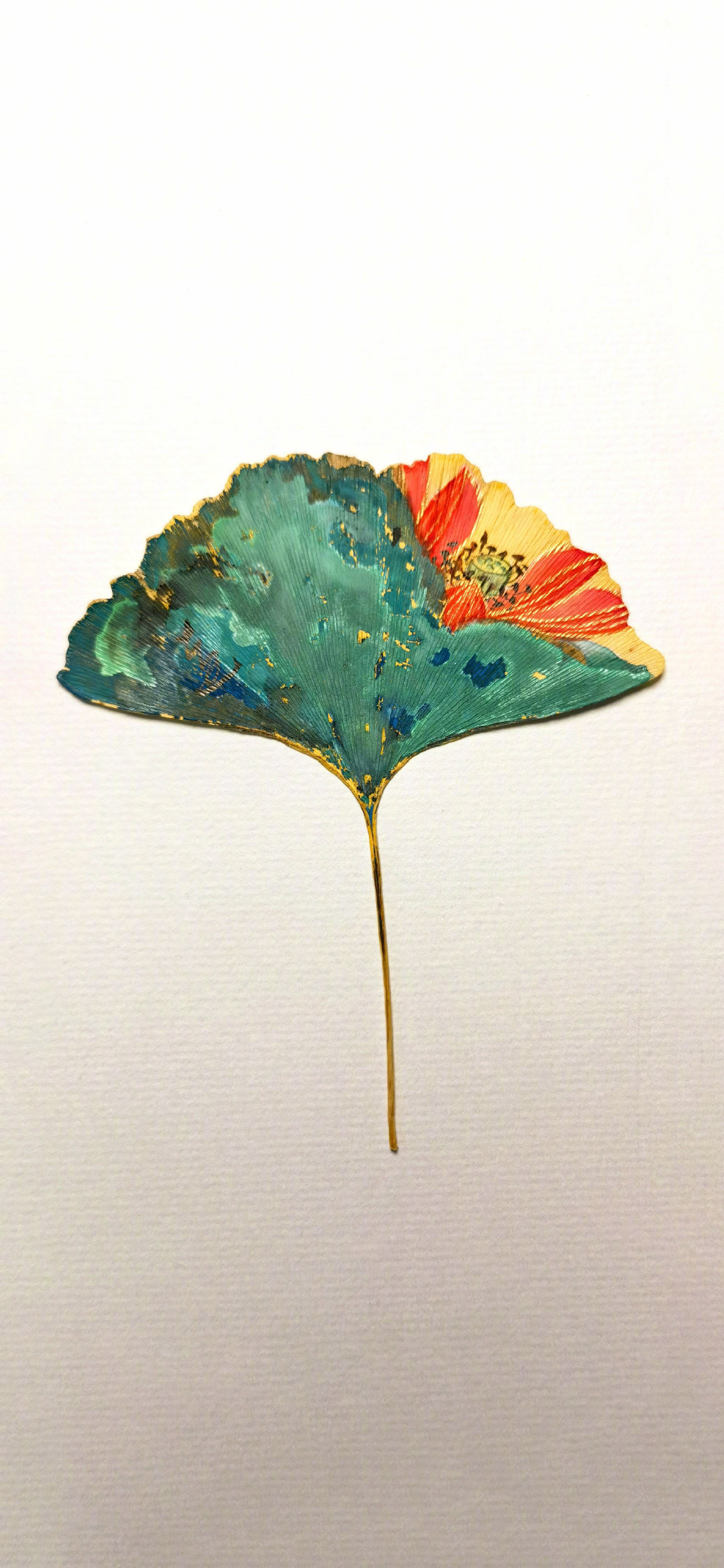 好美的银杏叶绘画 | 张光远_高清图集_新浪网