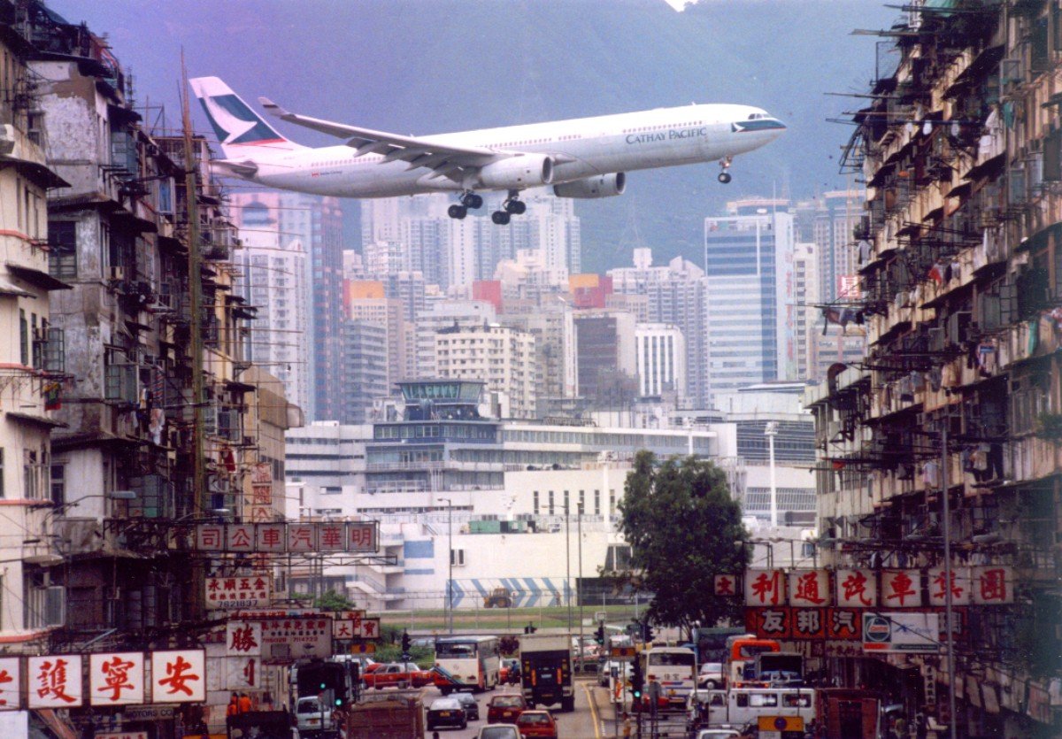 1998年7月前的香港启德机场 从那天起