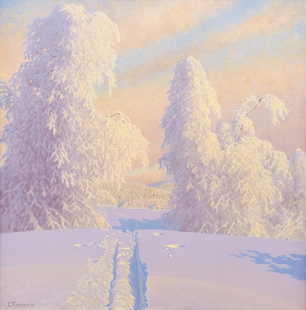 冬景瑞典画家gustaffjaestad作品