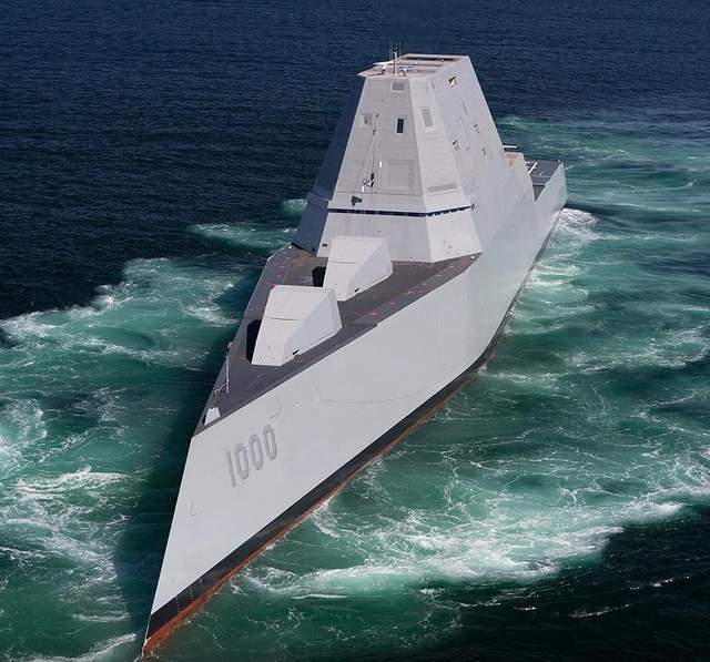 ddg-1000驱逐舰,外型虽然科幻,但却有明显缺陷__财经头条