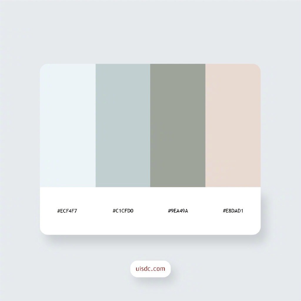 一组淡雅色搭配