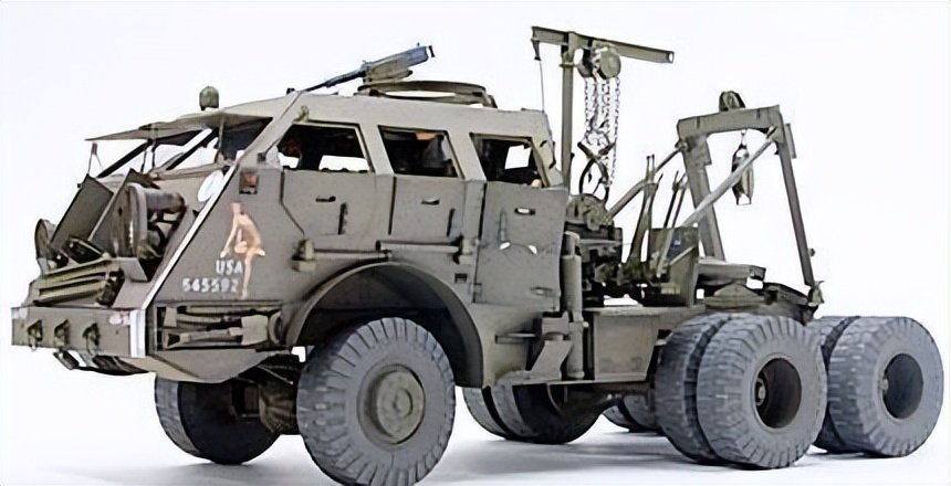 昔日最大的坦克拖车之一,m26坦克运输车还有个炫酷的绰号"恐龙"__财经