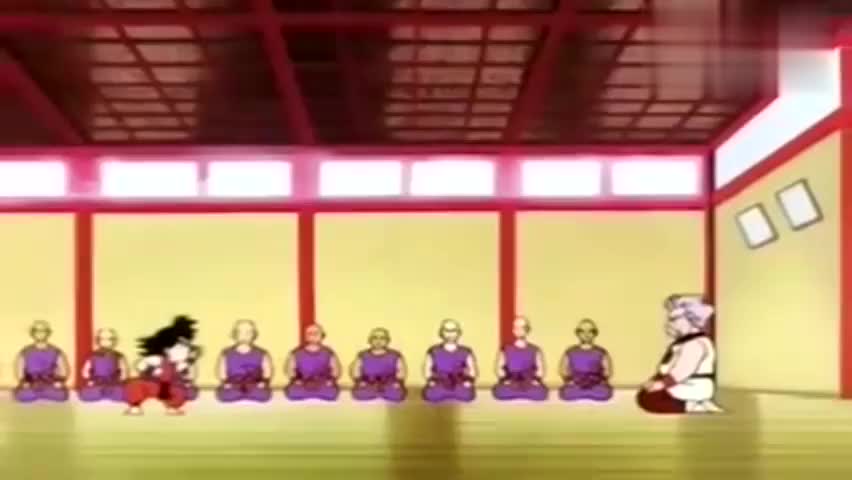 孙悟空受到龟仙人的师傅武泰斗老师的指导 武泰斗老师太强了