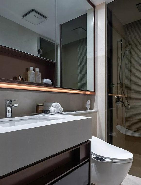 主卧室别要卫生间,照着她家这么装,堪比多间房,实用又高级!