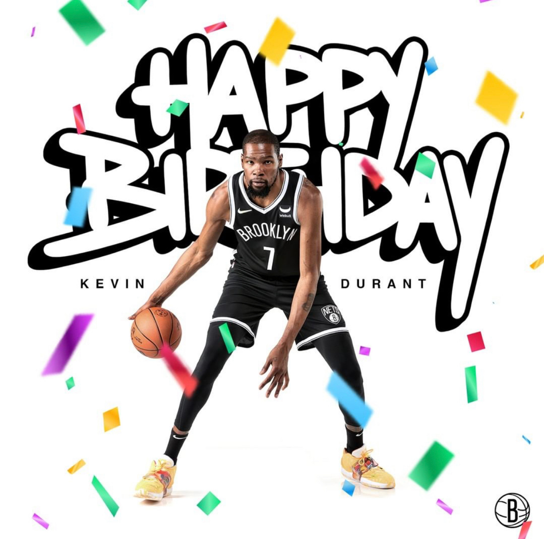 杜兰特33岁生日快乐