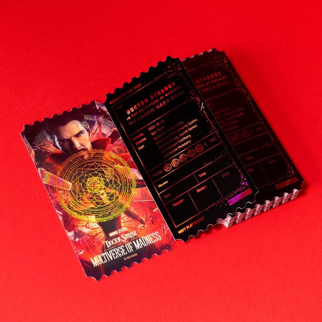 韩国影院限量版票根