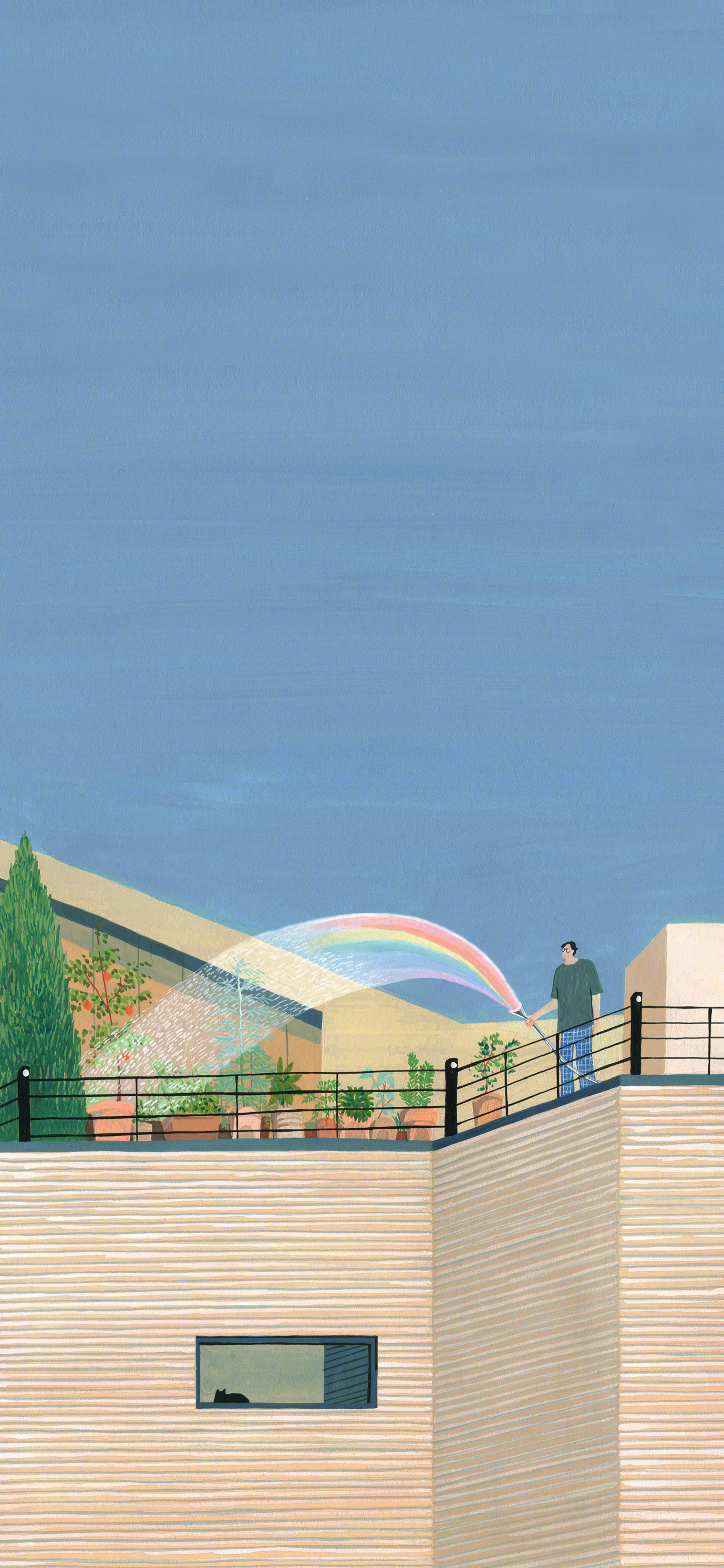 插画师 parkhye 笔下向往的生活