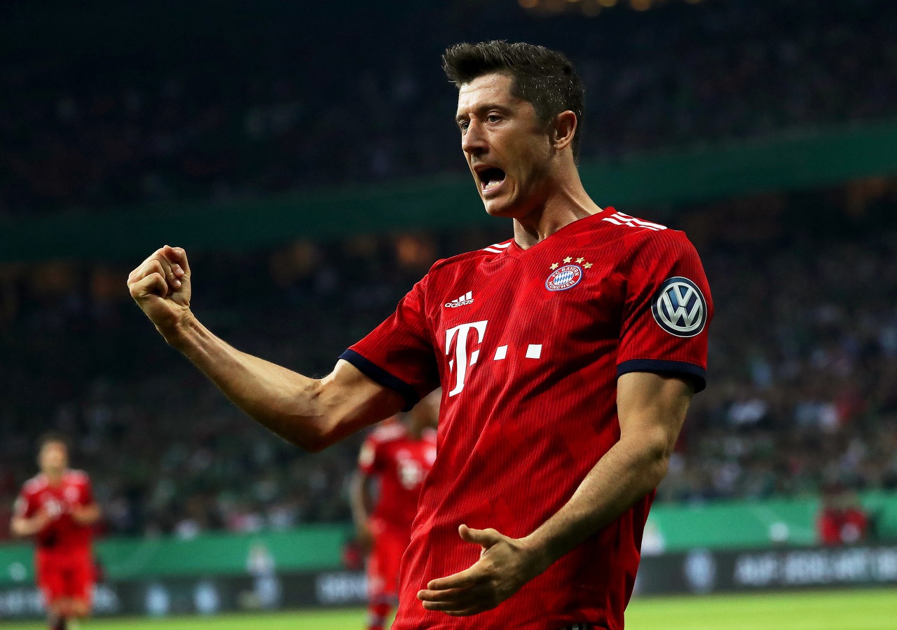 莱万连续6赛季俱乐部进球401516赛季以来欧洲顶级联赛首人