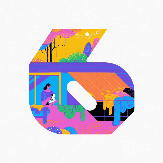 数字主题插画设计，插画师 Muhammed Sajid__财经头条