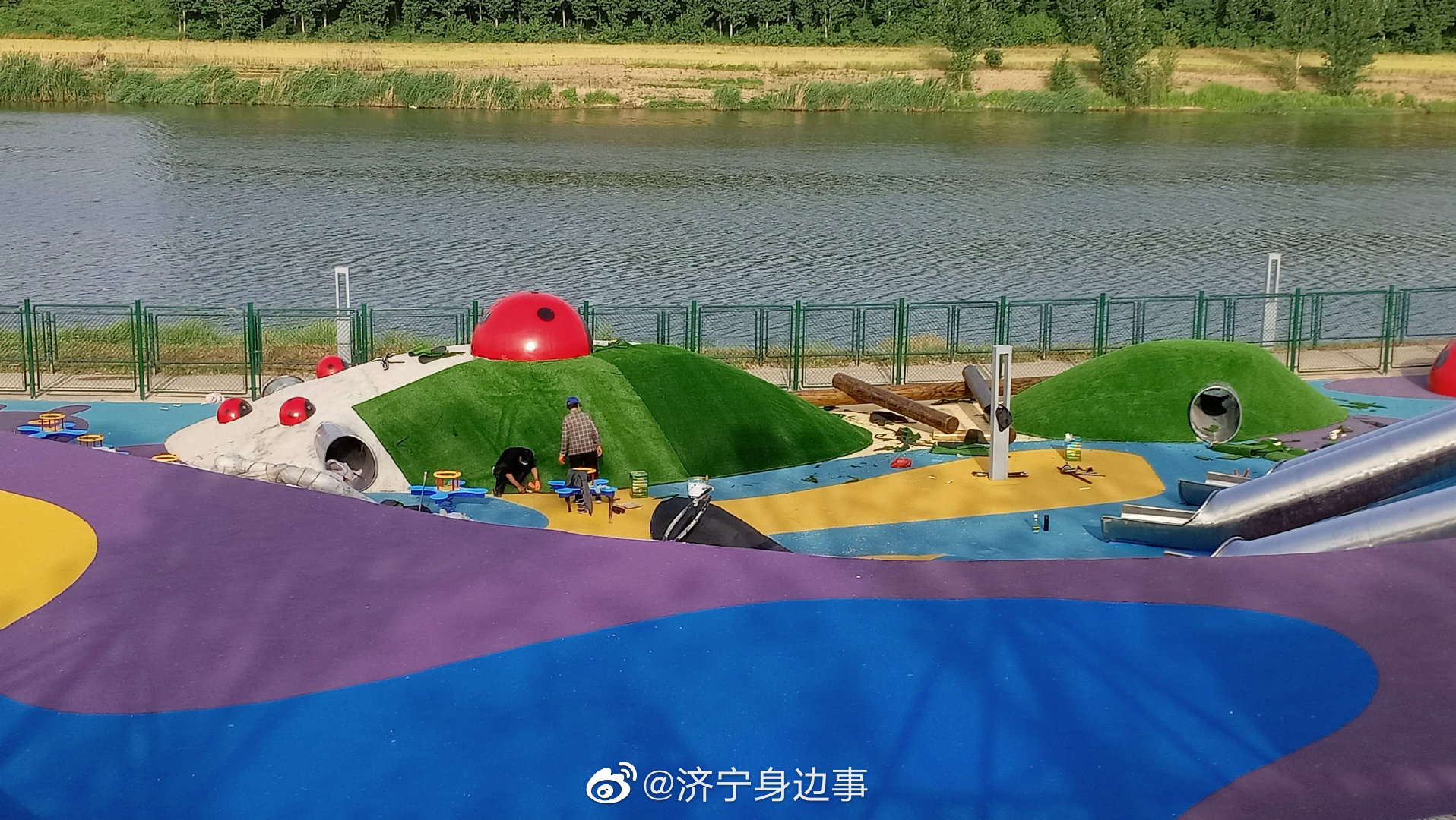 济宁 洸府河儿童乐园建设新进展