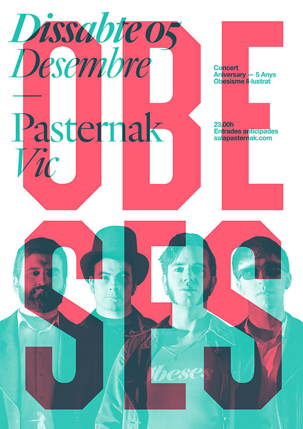 双色调风格海报创意