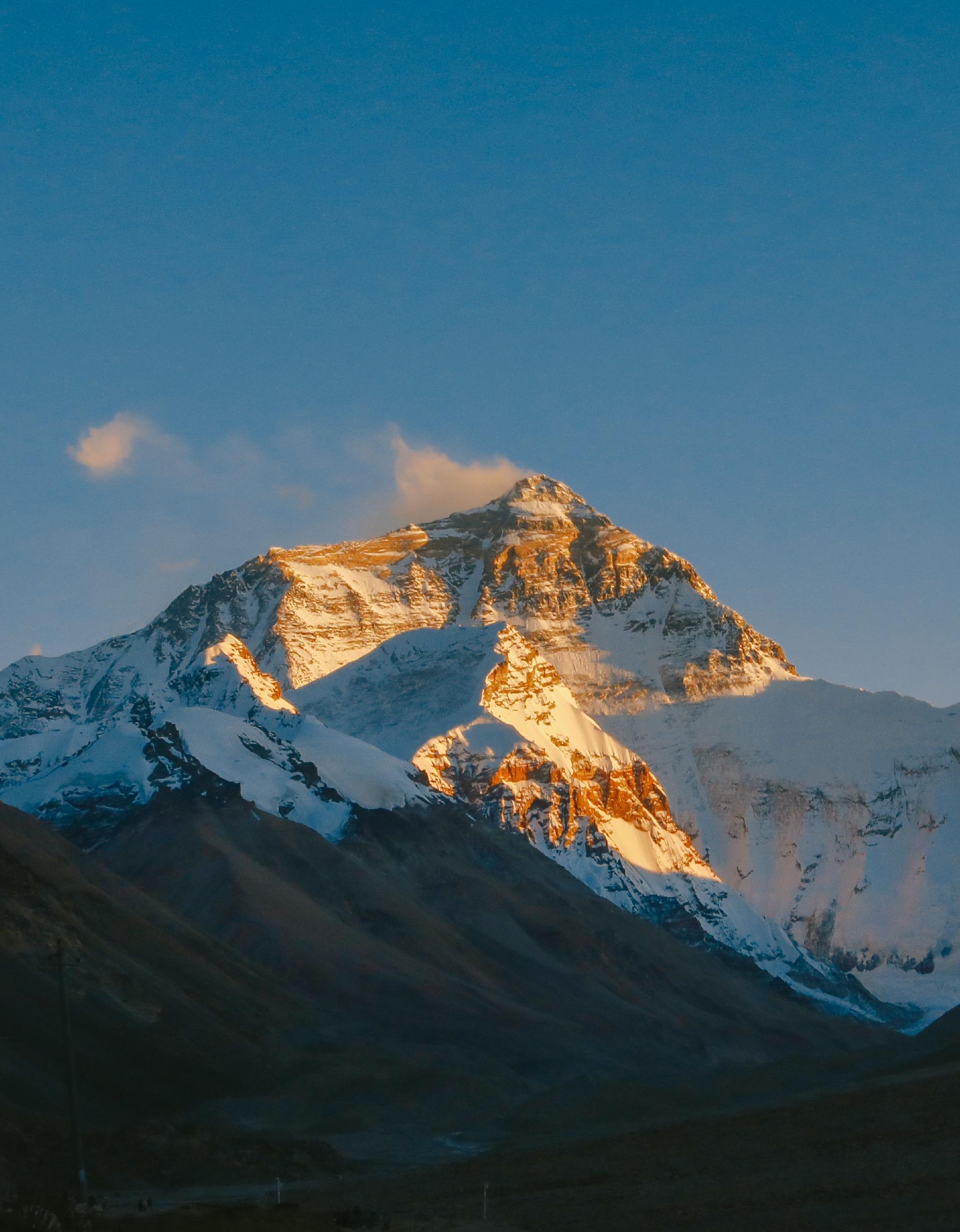 当日照金山出现时幸运便有了颜色
