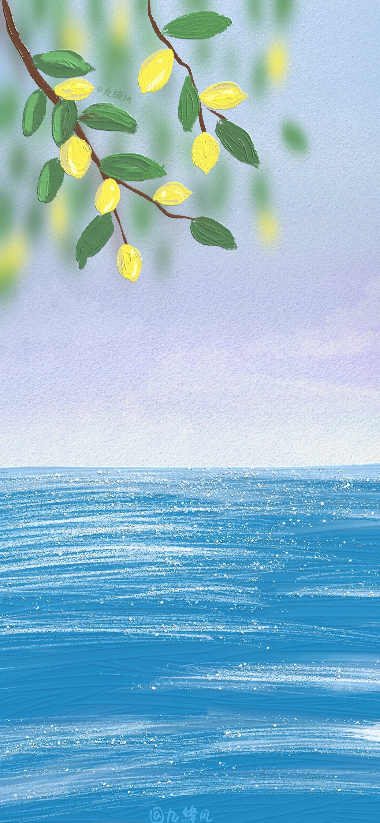 想和你一起看夏天的海 夏日壁纸wallpaper 九絳风 高清图集 新浪网