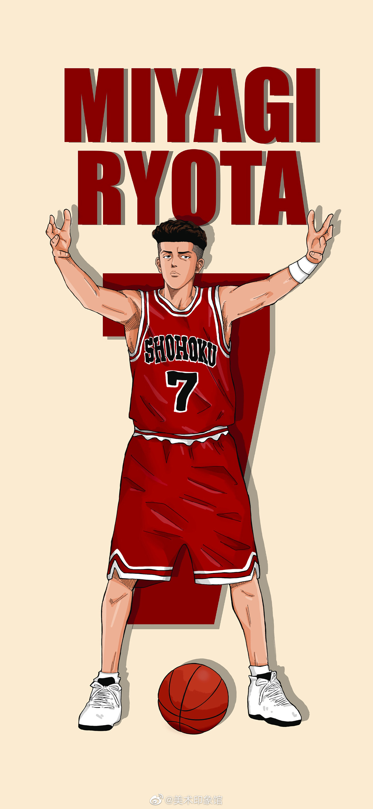 灌篮高手插画壁纸 满屏的