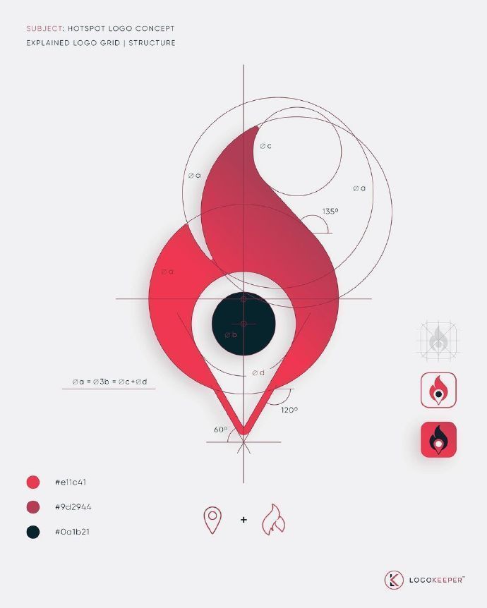 logo的标准制图, 设计师 artem goubin