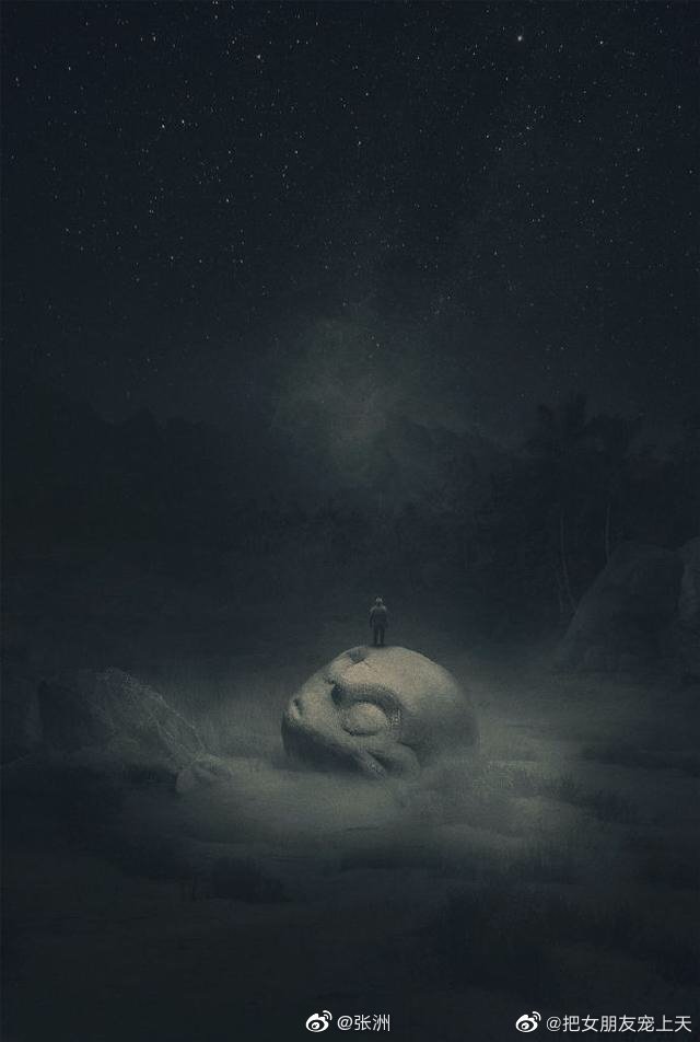一个抑郁症画家的作品他说这就是他的内心世界咱真理解不了