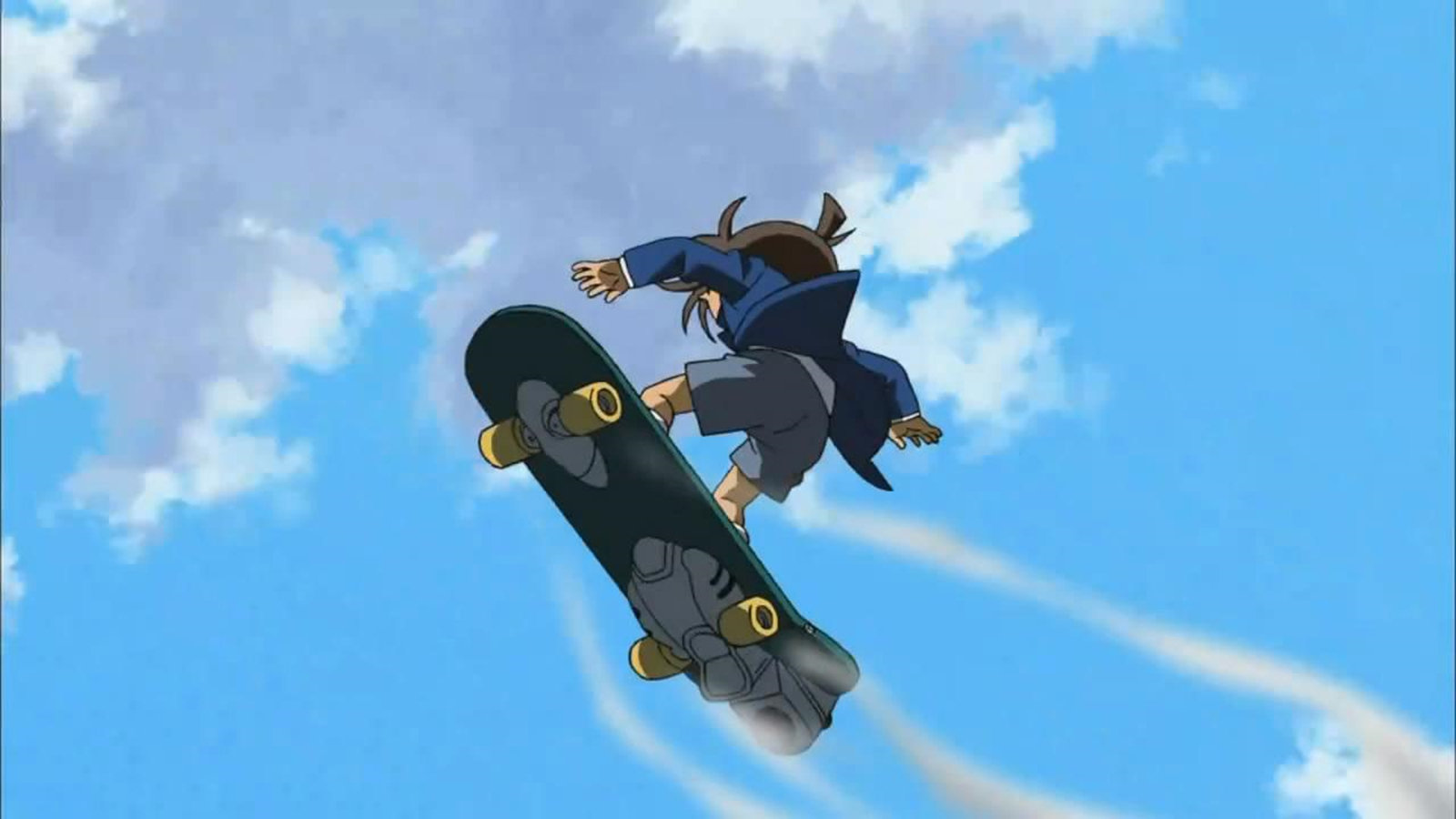 柯南的滑板到底有多逆天除了无视物理定律还跟着开挂了