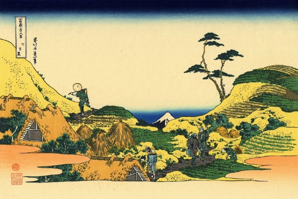 日本浮世绘大师:葛饰北斋 ( katsushika hokusai 1760年-1849年 )