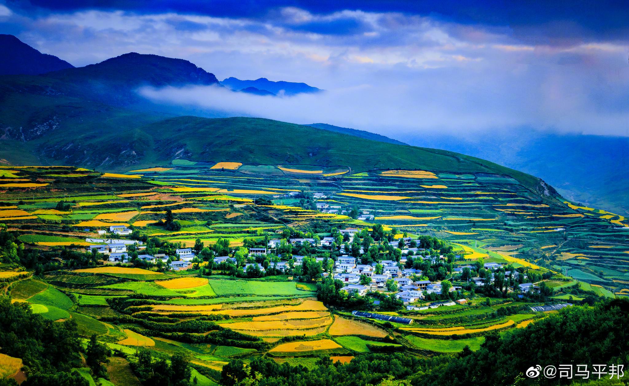 给大家上几张来自甘肃甘南藏族自治州的美好图片,真是太漂亮了_高清