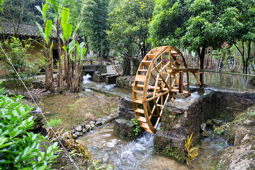 我国第一家以水车为题材动态展示水车演变史的车溪水车博物馆