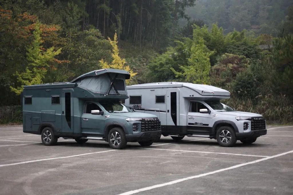 黔力游侠01皮卡房车融合机械美学四驱助力畅游山海