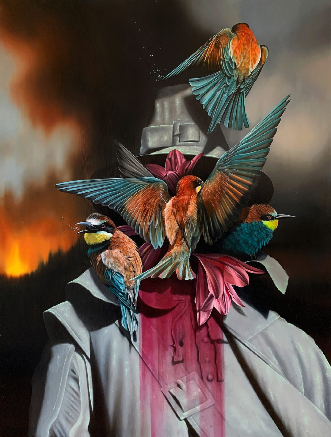 艺术家josiemorway超现实主义动物插画欣赏