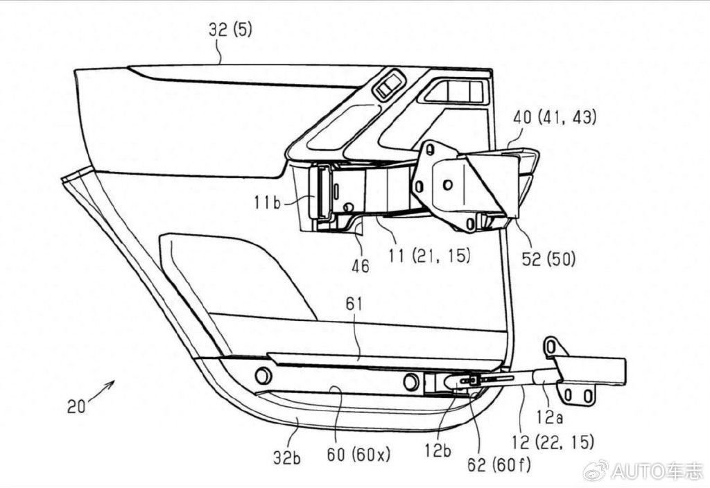 结构像大巴车门,还有夹手可能?丰田世纪suv侧滑门专利曝光-新浪汽车