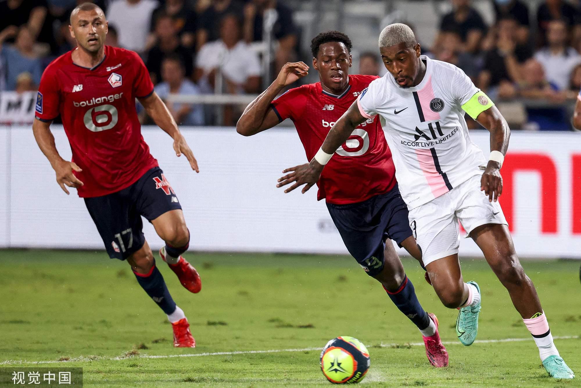 [图]法国超级杯-里尔1-0力克大巴黎首次夺冠