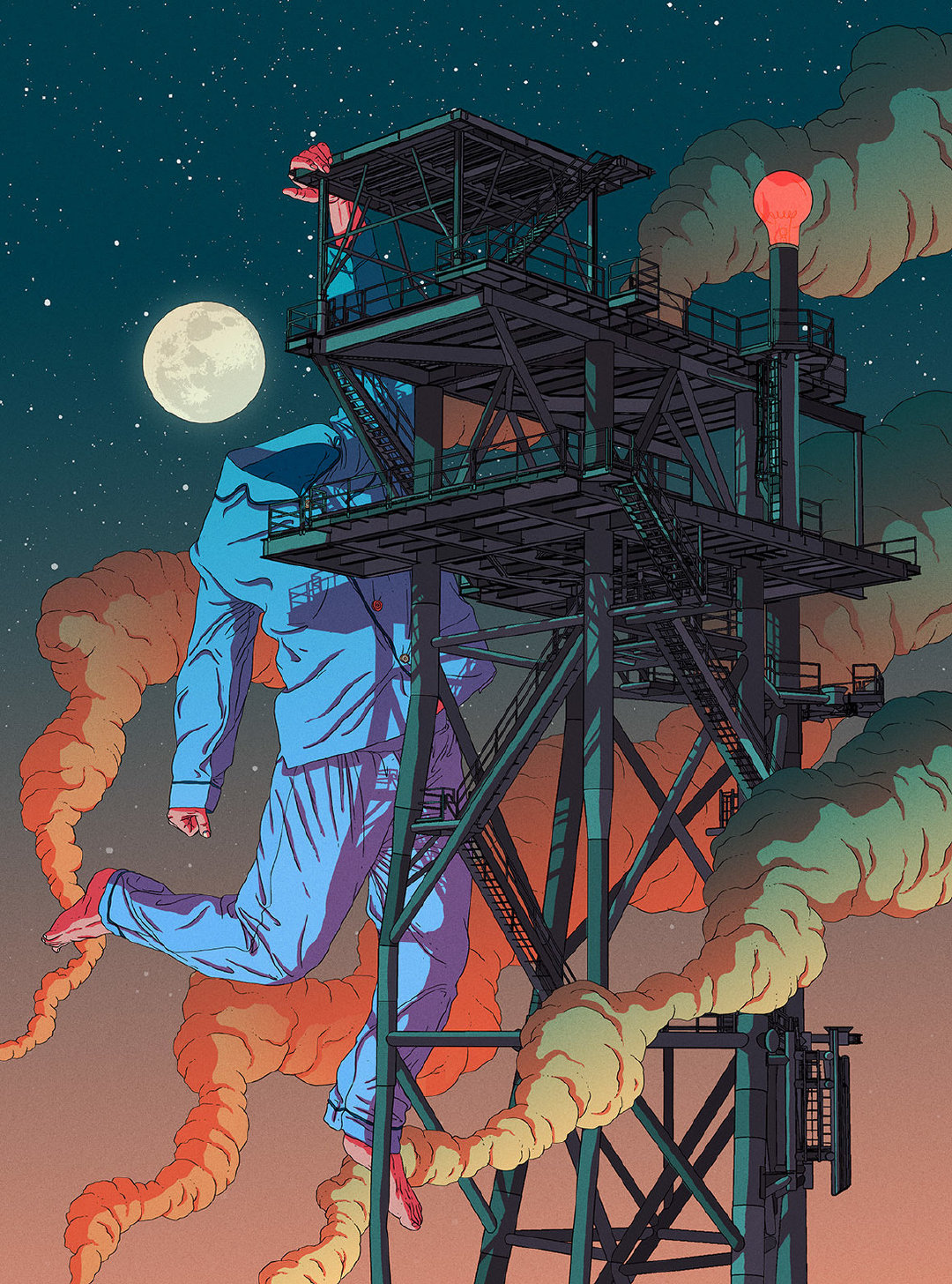 超现实画荒诞的艺术氛围插画合集欣赏_高清图集_新浪网