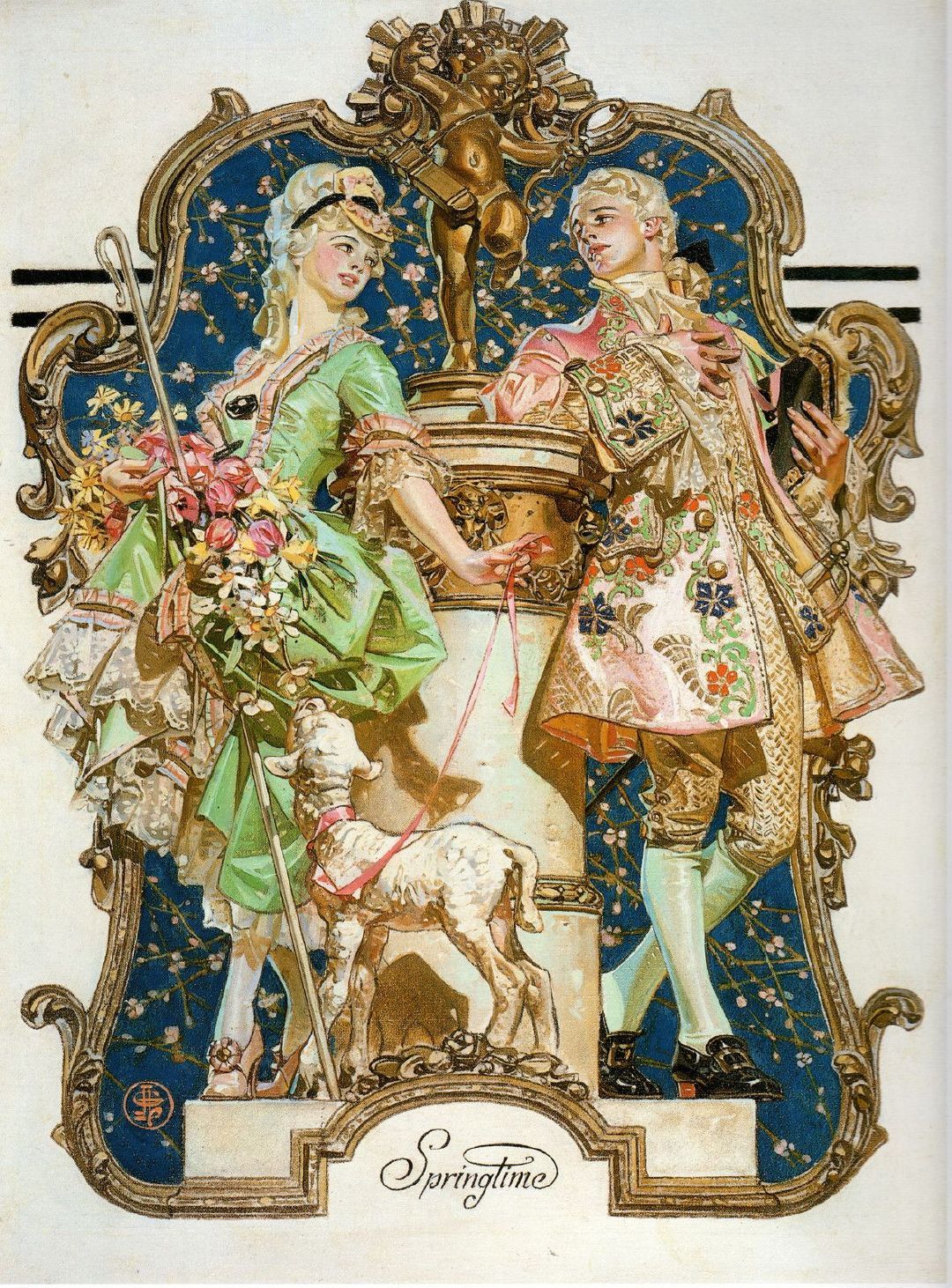 黄金时代人物插画大师:j.c. leyendecker_高清图集_新浪网
