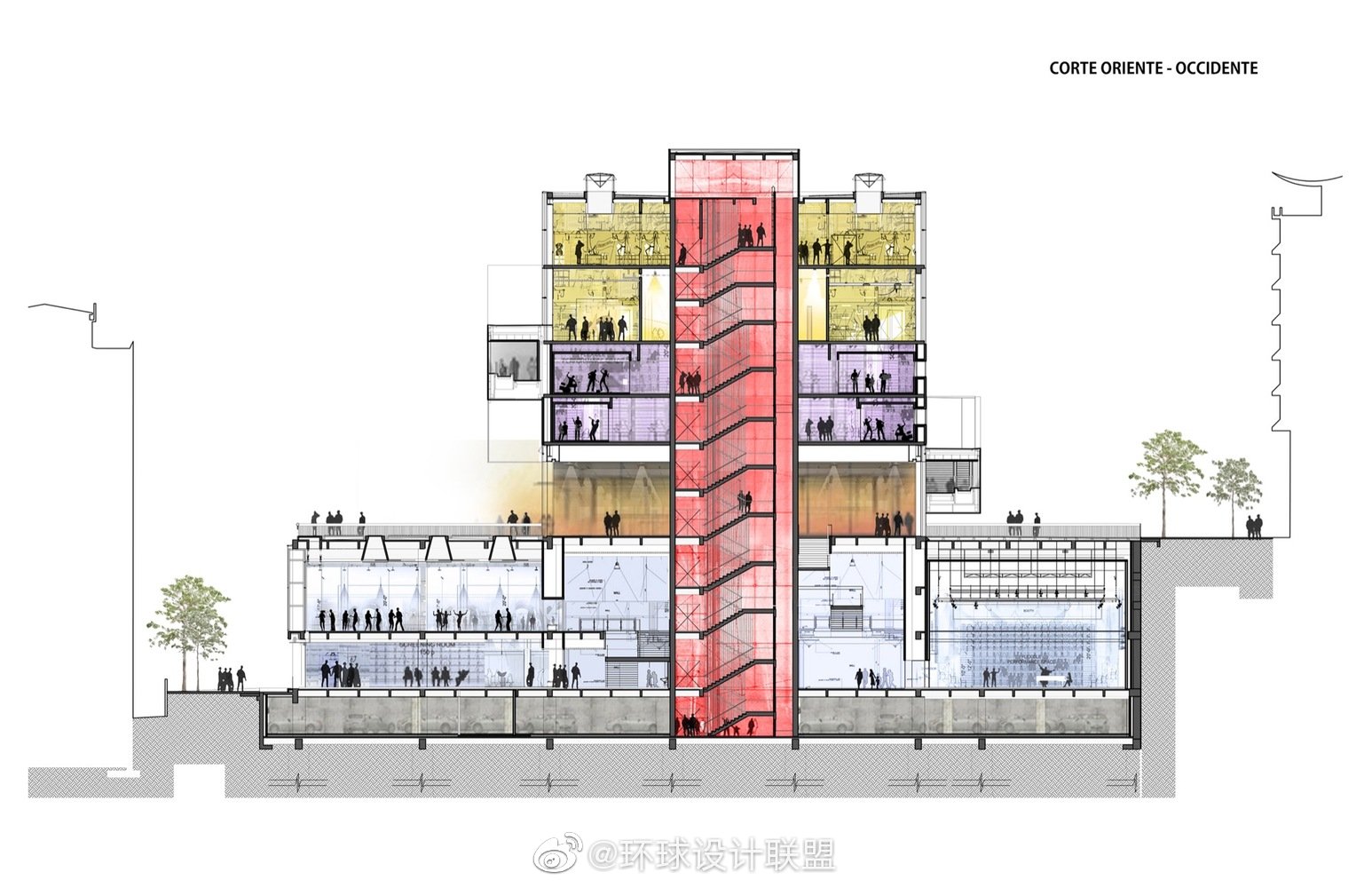 建筑剖面图表达