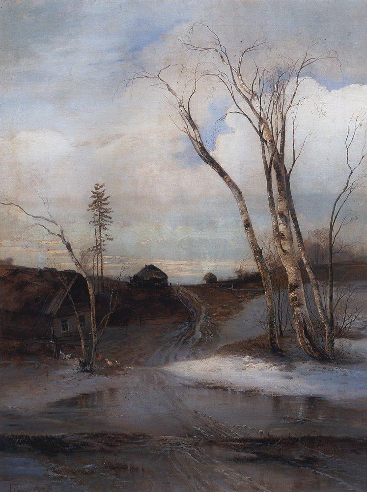 春天,俄国画家阿历克塞·贡德拉特维奇·萨伏拉索夫作品__财经头条
