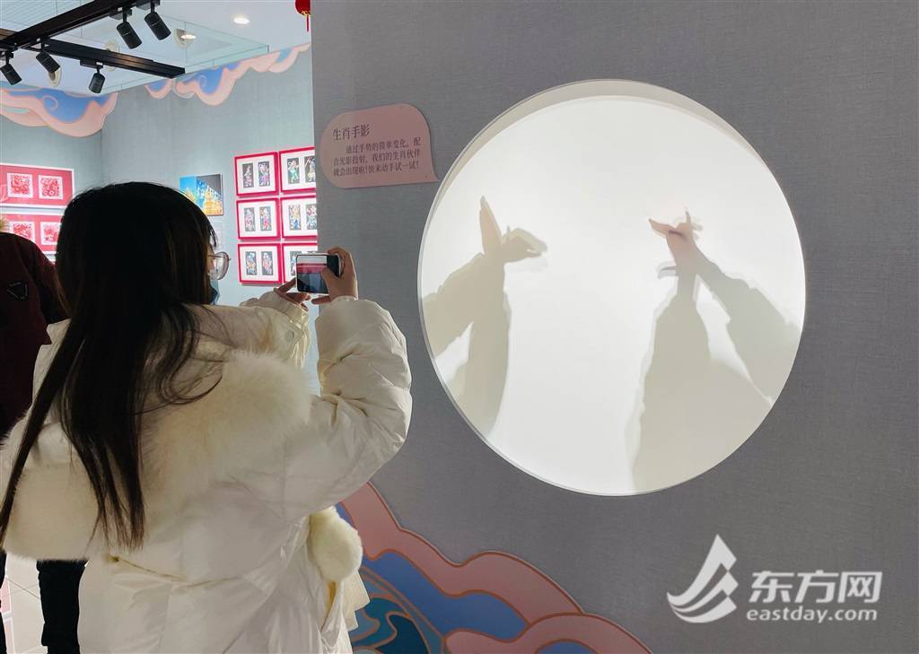 图为生肖手影互动曾有新闻报道新西兰有只为逃避剪毛出走的绵羊"史