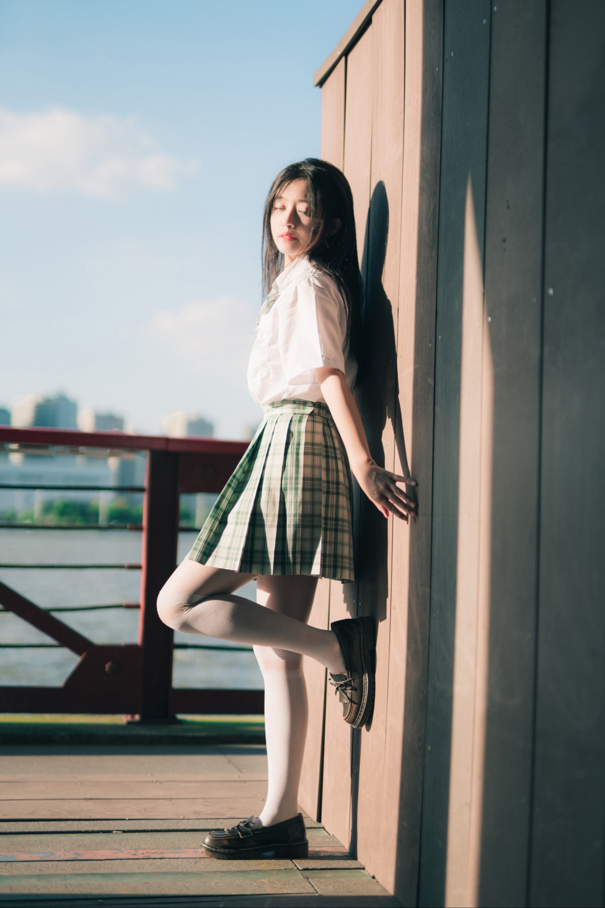 小姐姐jk制服写真图鉴,少女情怀总是诗