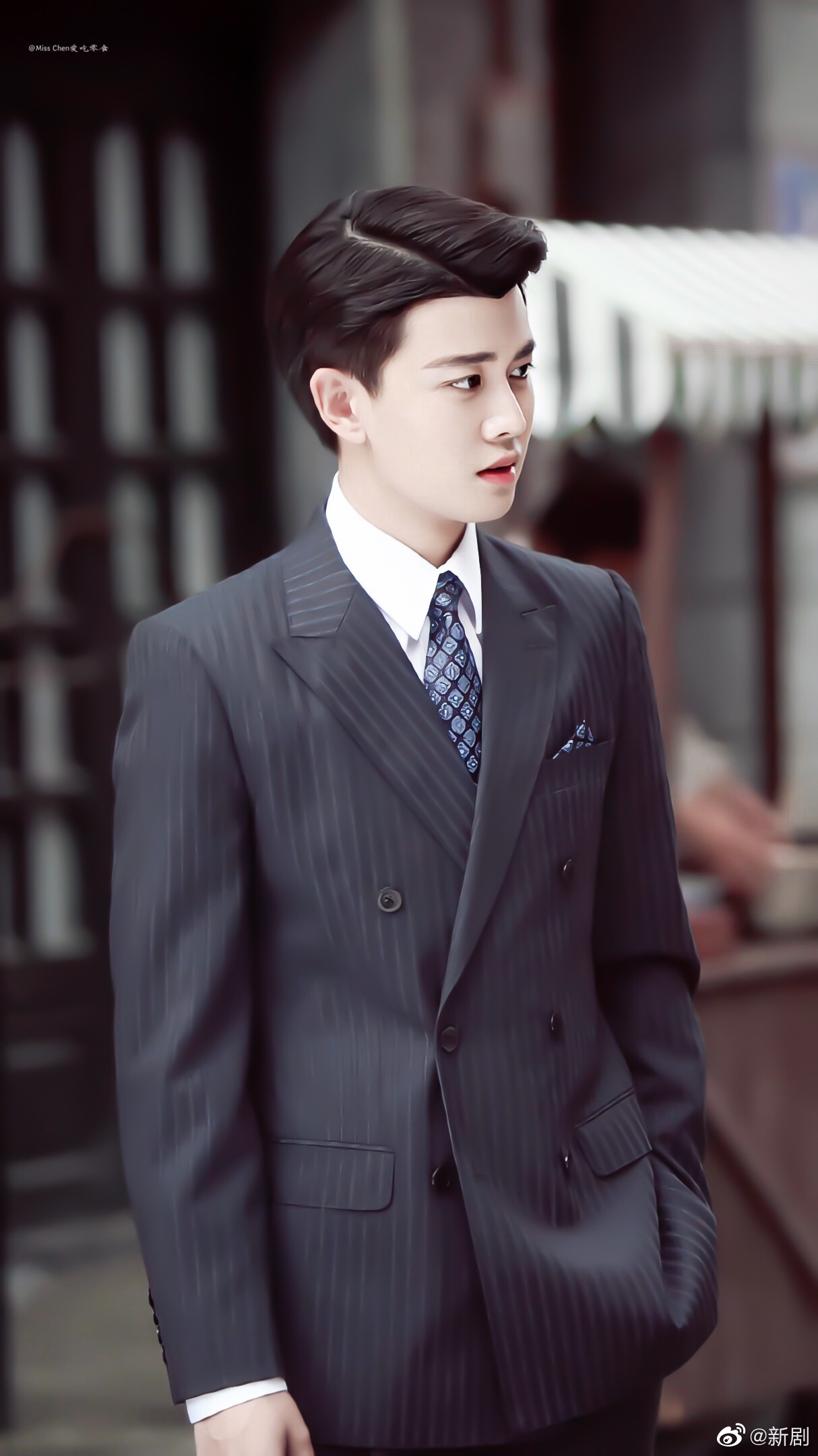 啊啊啊啊西装叶冲也太帅吧!黑白之间