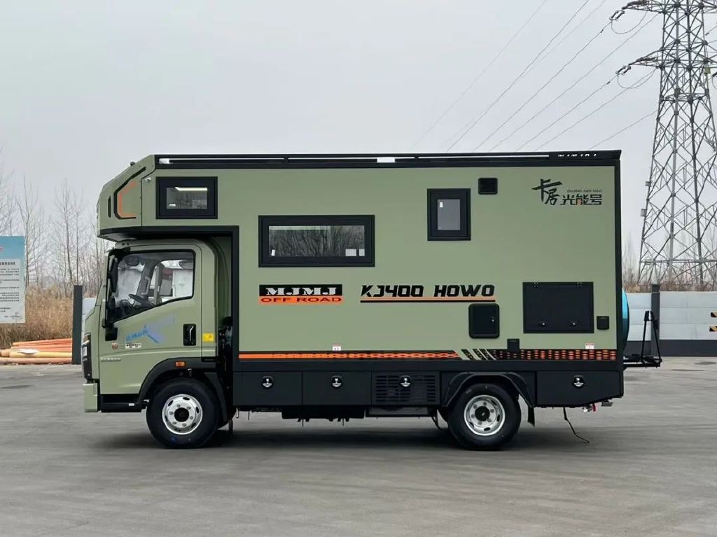 高颜值与大空间的融合,美景美家卡居400房车,做到"永不缺电"