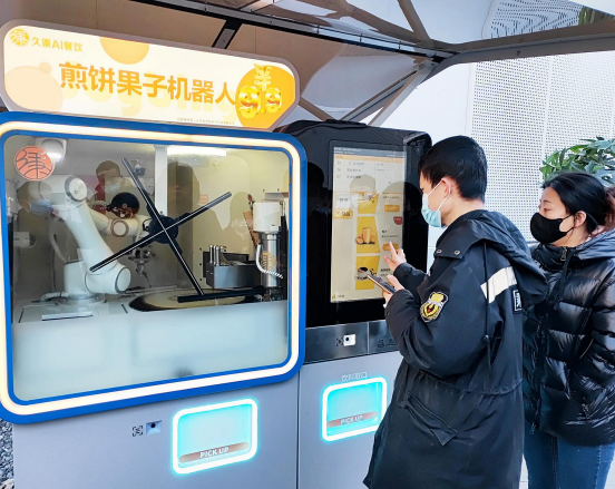 机器人摊煎饼3分钟立等可取|摊出|22|煎饼_新浪新闻