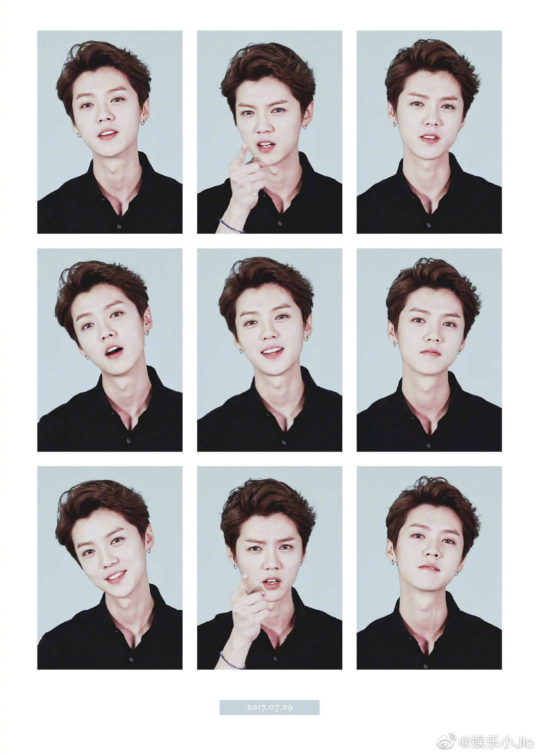 鹿晗证件照合集各种风格的证件先都值得收藏大家快来领取