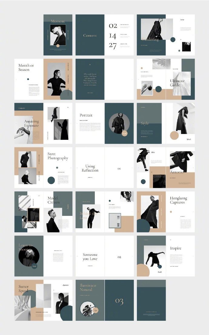 简约图文排版布局